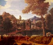MILLET, Francisque Imaginary Landscape dg Spain oil painting reproduction